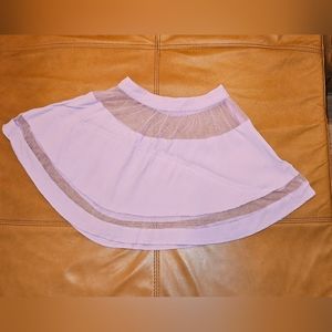 Lavender sheer skirt